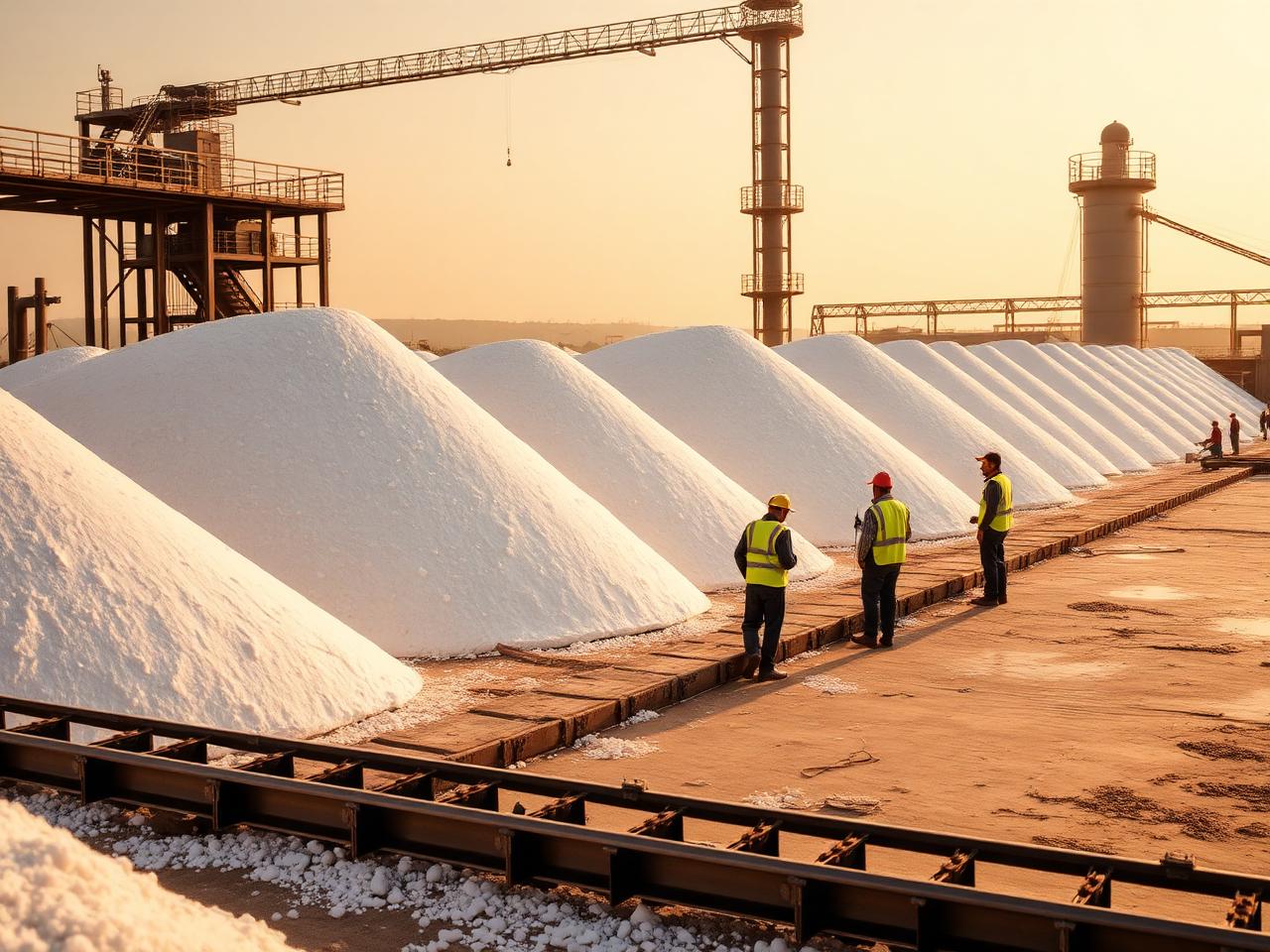 Global Chemfood salt operation in Kutch, Gujarat